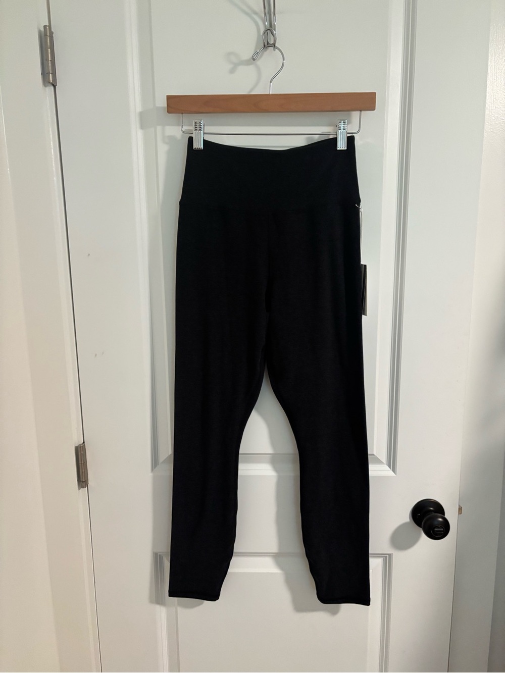 NWT Z SUPPLY Solstice 7/8 Legging Black Sands Charcoal Gray Size Medium - Picture 5 of 12